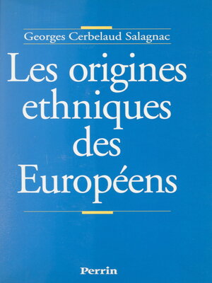 cover image of Les origines ethniques des Européens